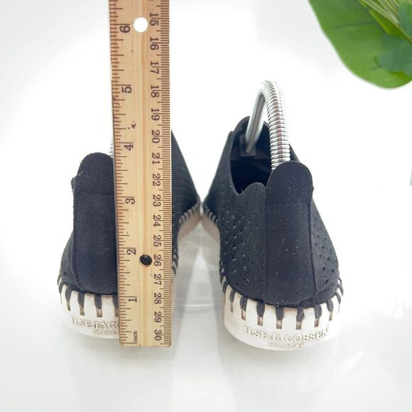 Ilse of Jacobsen Tulip Slip On Shoes Women's 38 8 Black White Flat Loafers Comfy - Picture 6 of 11